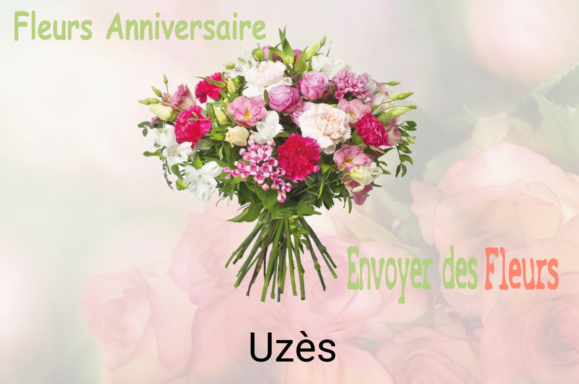Bouquet de fleurs d’anniversaire livré à Uzès
