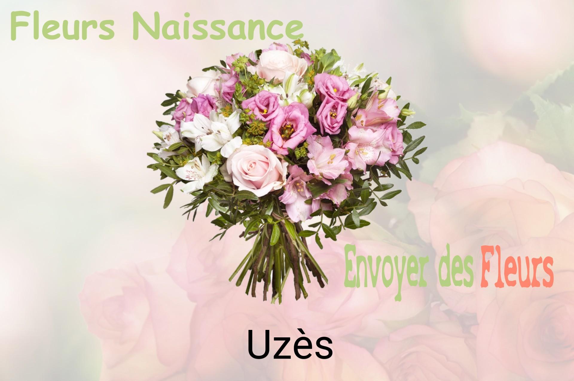 Bouquet de fleurs de naissance livré à Uzès